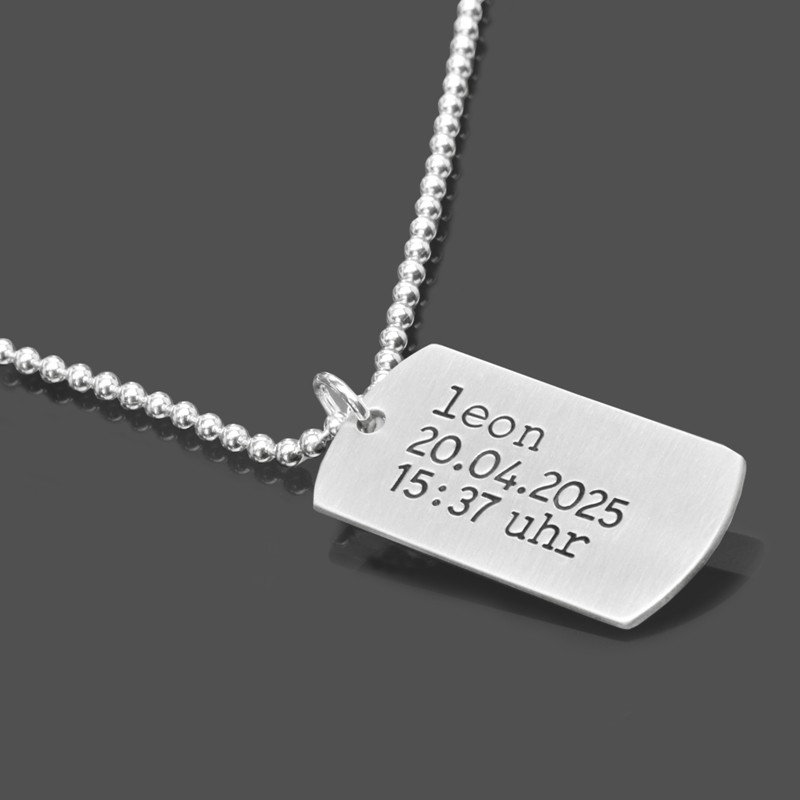 Kette-Vater-Herrenkette-personalisiert-925-Silber