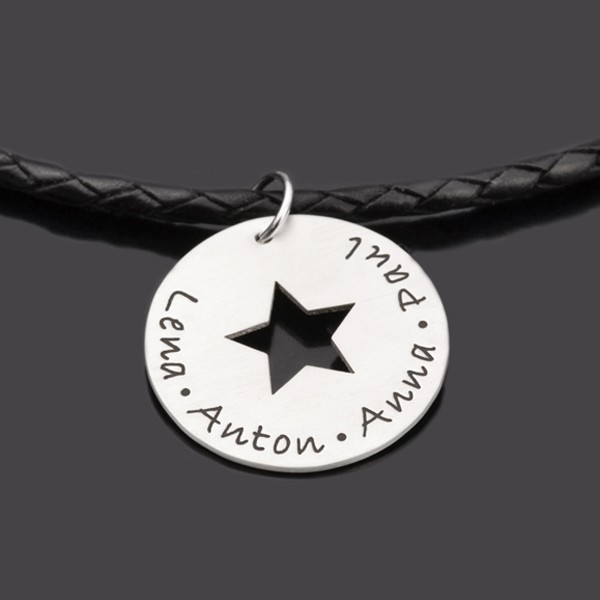 Männerkette MY STARS MEN 925 Silber Herrenkette mit Gravur