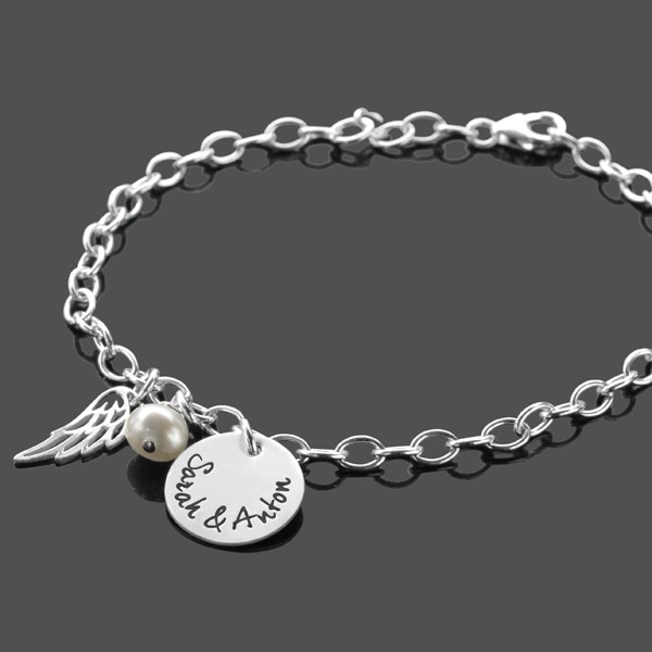 Armband-pearl-925-Silber-Gravur-Engelsfluegel-Namensarmband