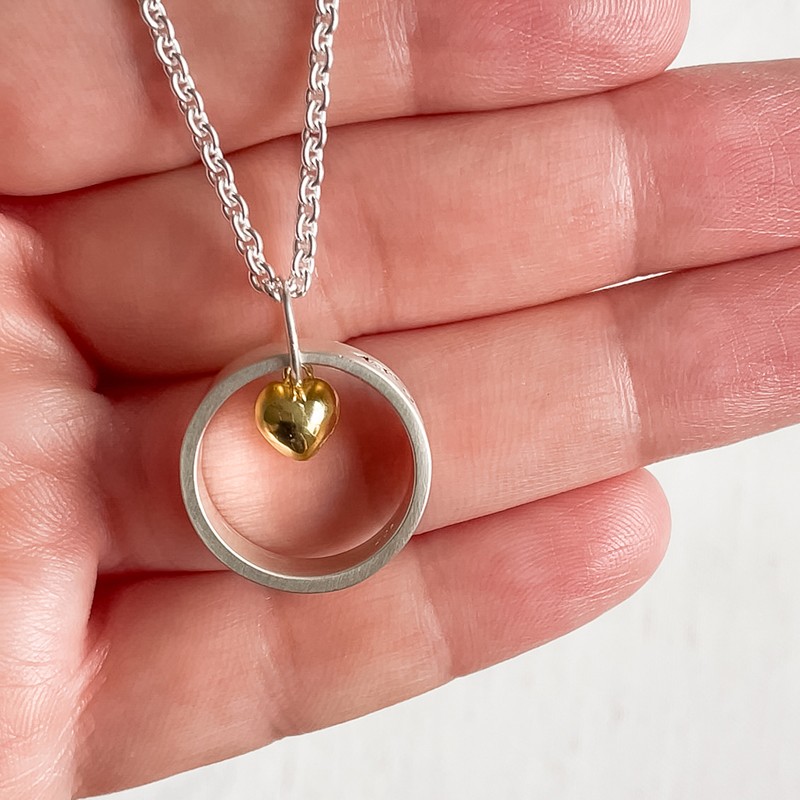 Namenskette Silber LIEBESRING 925 Kette mit Gravur