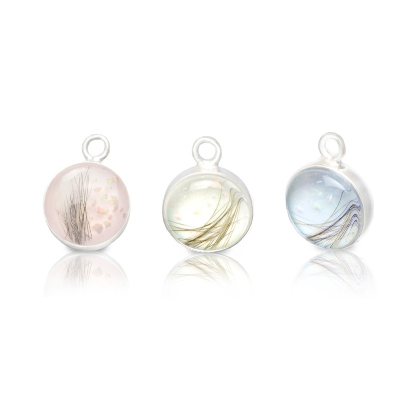 Tierhaarschmuck Erinnerungsschmuck REMEMBER ME personalisiert Charm