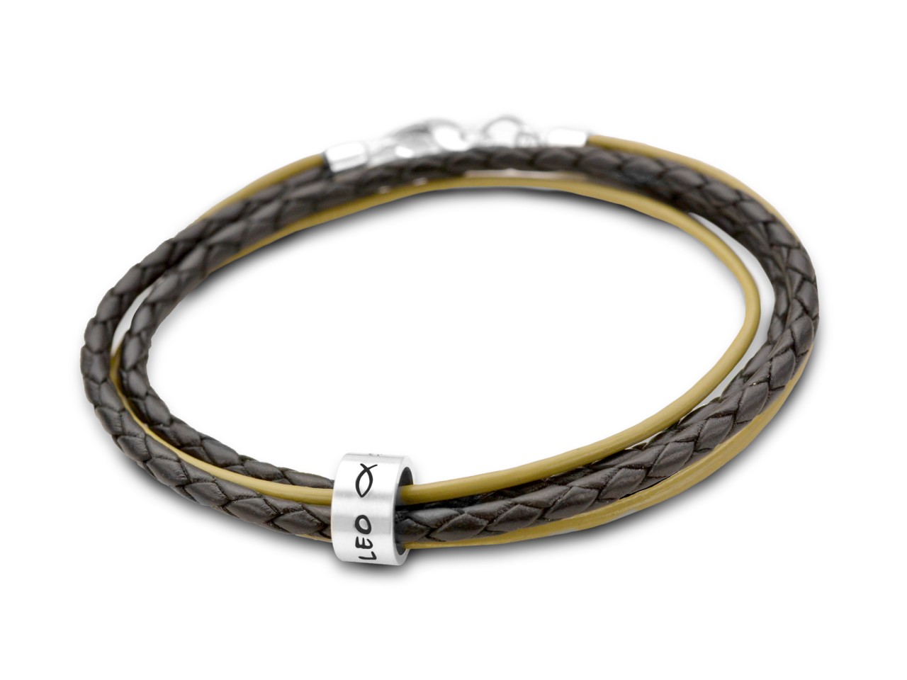 925-Silber-Armband-mit-graviertem-Ring-zur-Konfirmation-Kommunion